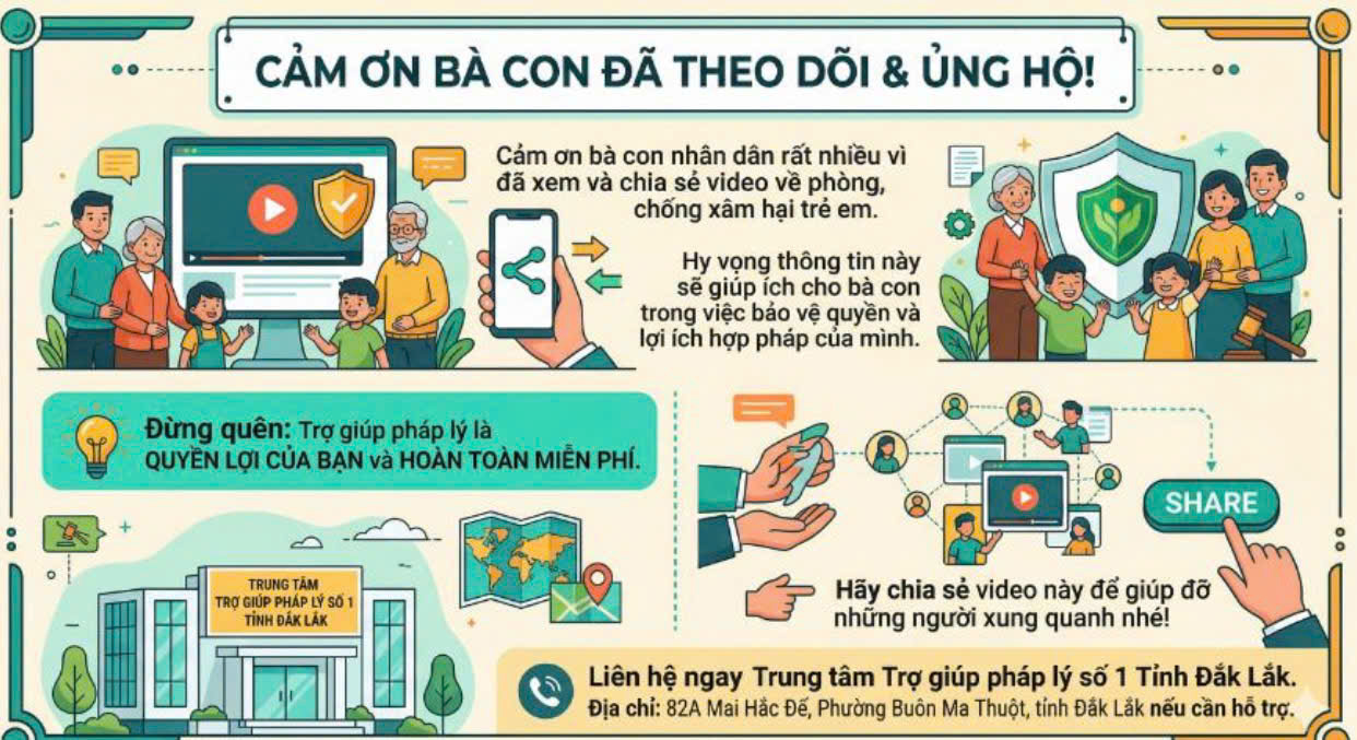 Video tuyên truyền phòng, chống xâm hại trẻ em