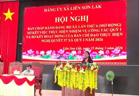 Đảng ủy xã Liên Sơn Lắk tổ chức Hội nghị Ban Chấp hành Đảng bộ xã lần thứ 6 (mở rộng)
