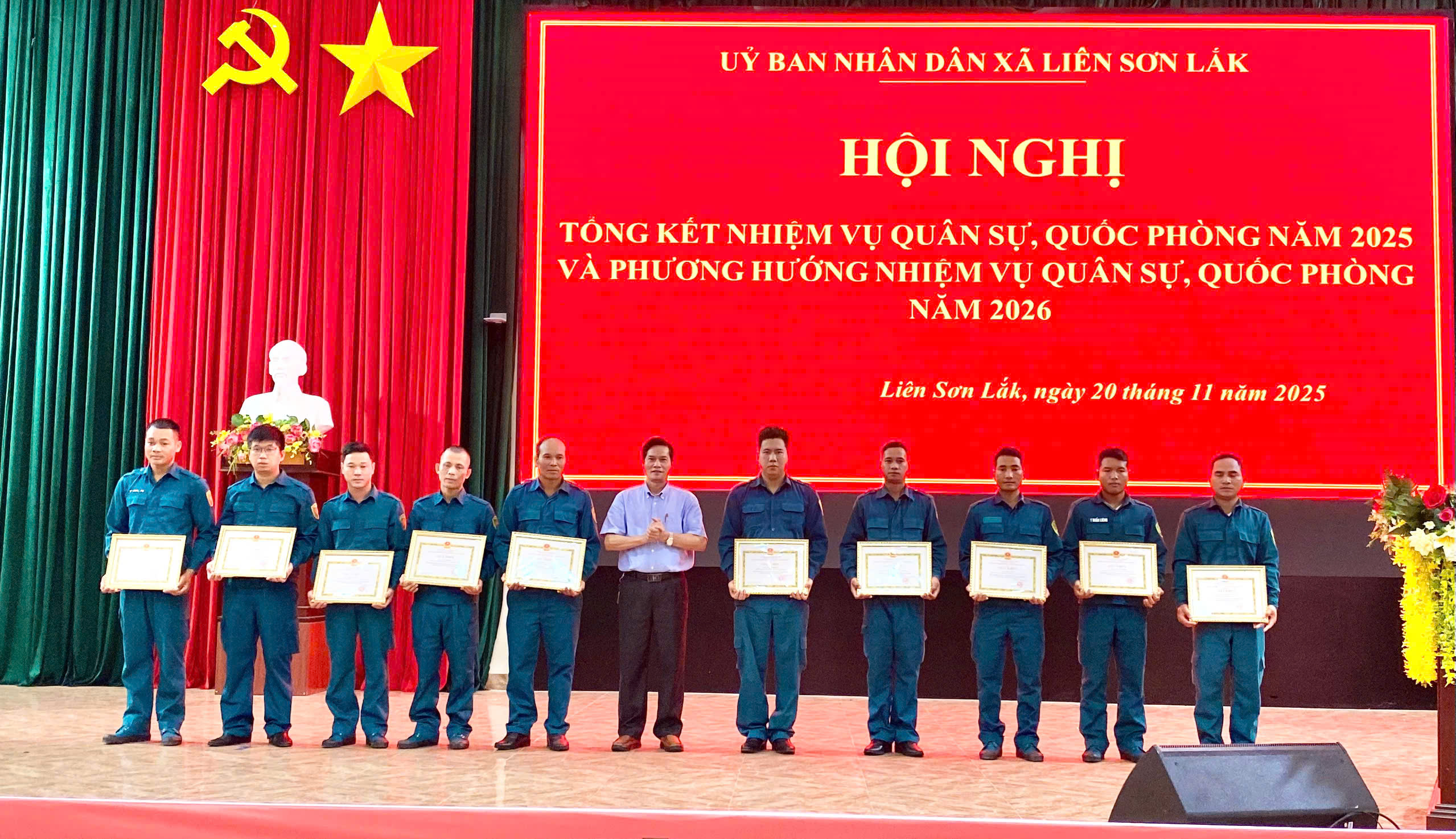 Xã Liên Sơn Lắk tổng kết nhiệm vụ quân sự, quốc phòng năm 2025